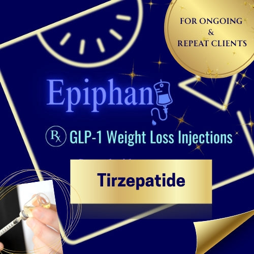 20, 30, 40, 60, 120, & 180 mg vials, Tirzepatide GLP-1 Weight Loss Therapy **Call for MOBILE Appointment